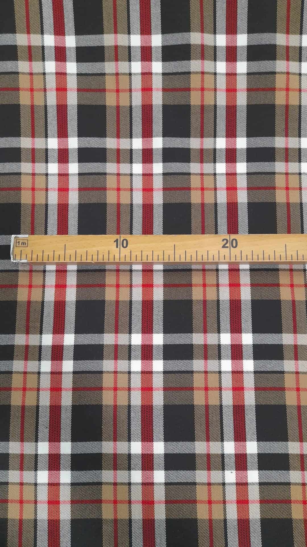 Xadrez Escocês | Tartan | Vermelho | Bege - Imagen 2