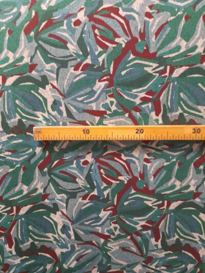 Tecido Confeção | Vestuário | Malha | Estampado | Folhagens