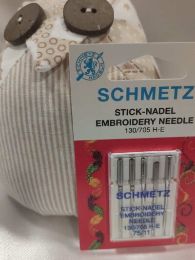 Agulha | Máquina de Bordar Doméstica | Schmetz 75/11