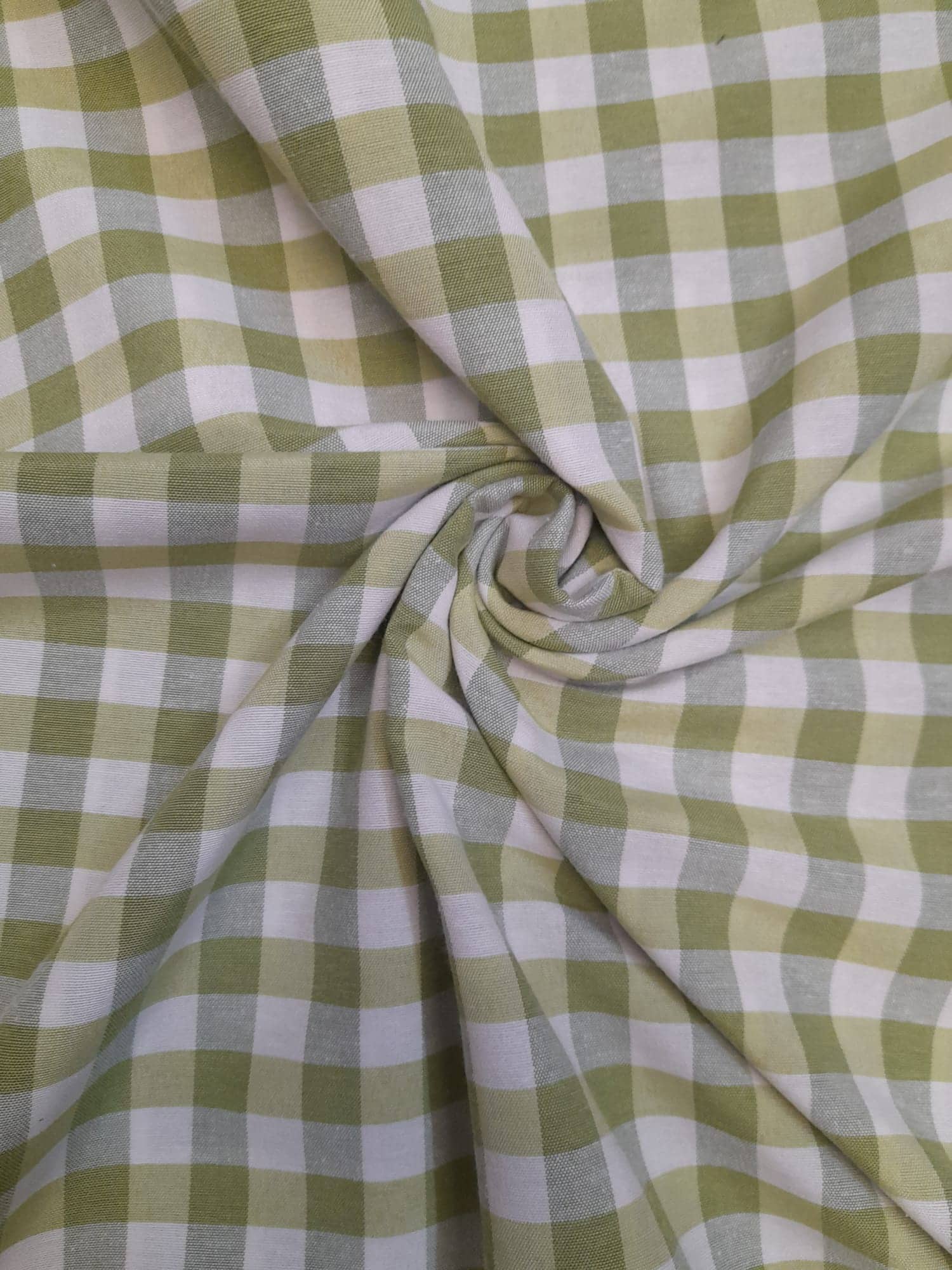 Tecido 100% Algodão | Xadrez | Verde