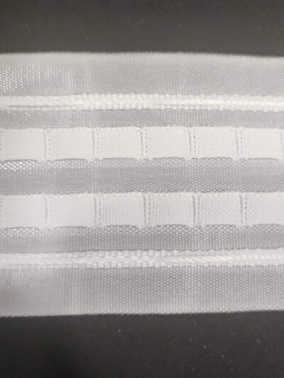 Fita de Cortinado | Fita de Franzir | Branco | 5 CM