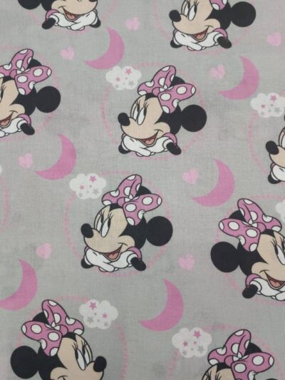 Tecidos 100% Algodão | Licenças Disney | Minnie