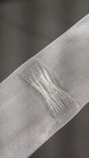 Fita de Cortinado | Fita Passa Varão | Cristal | 10 CM