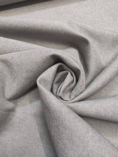 Tecido Panamá | 100% Poliéster | Liso | Cinza Claro (18)