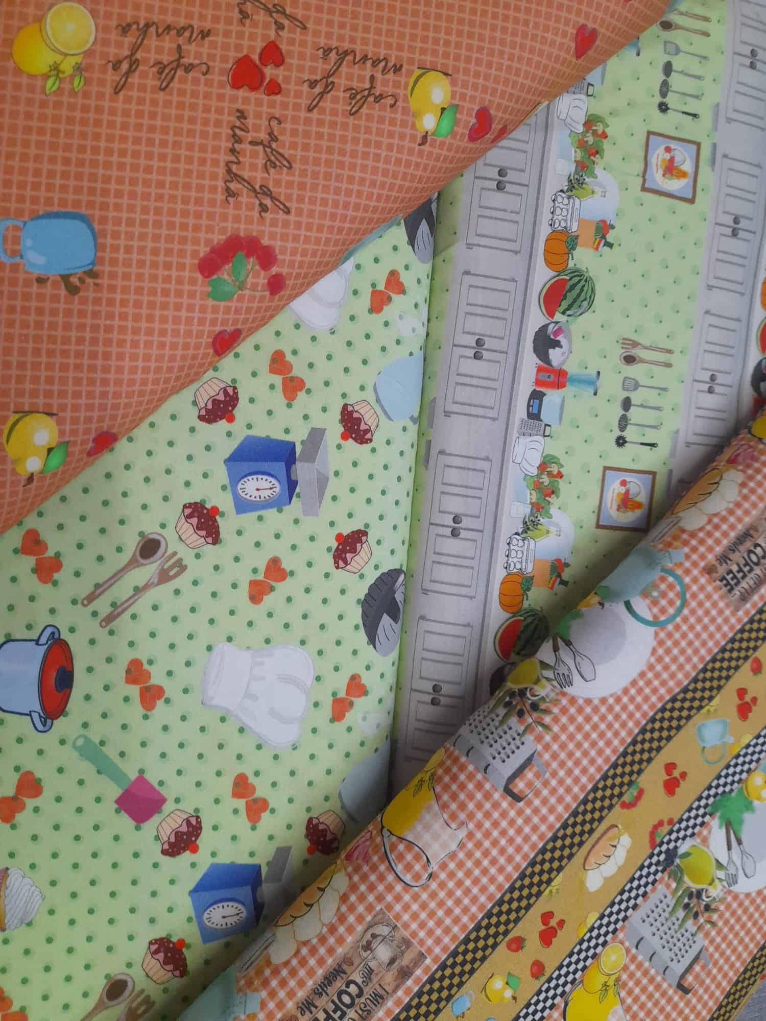 Tecido Algodão | 100% Algodão | Estampado | Cozinha | Pastelaria - Imagen 5