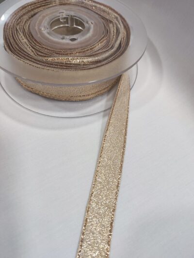 Fita de Nastro | 1,5 cm | Lurex Dourado (Ouro Velho)