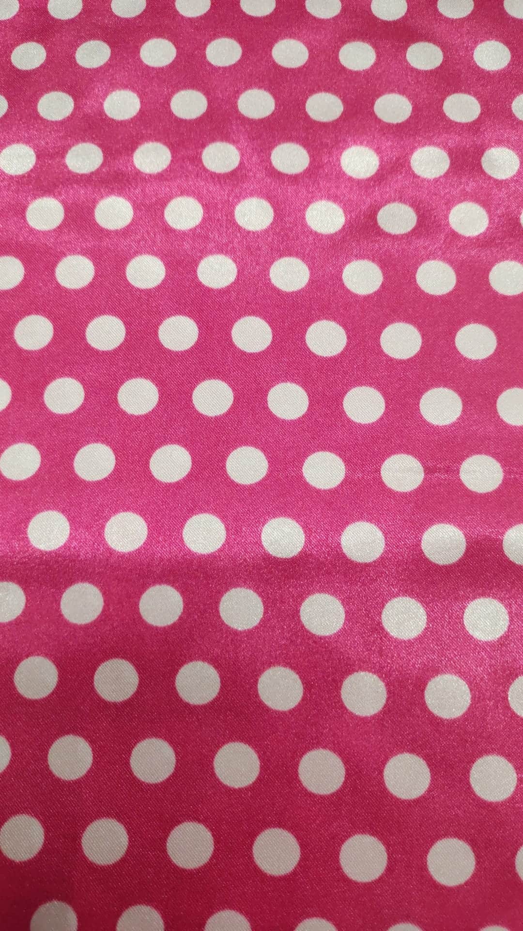 Cetim | Estampado | Carnaval | Bola Branca | Fundo Fucsia – Image 3