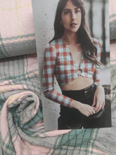 Tecido Confeção | Vestuário | Viscose | Xadrez