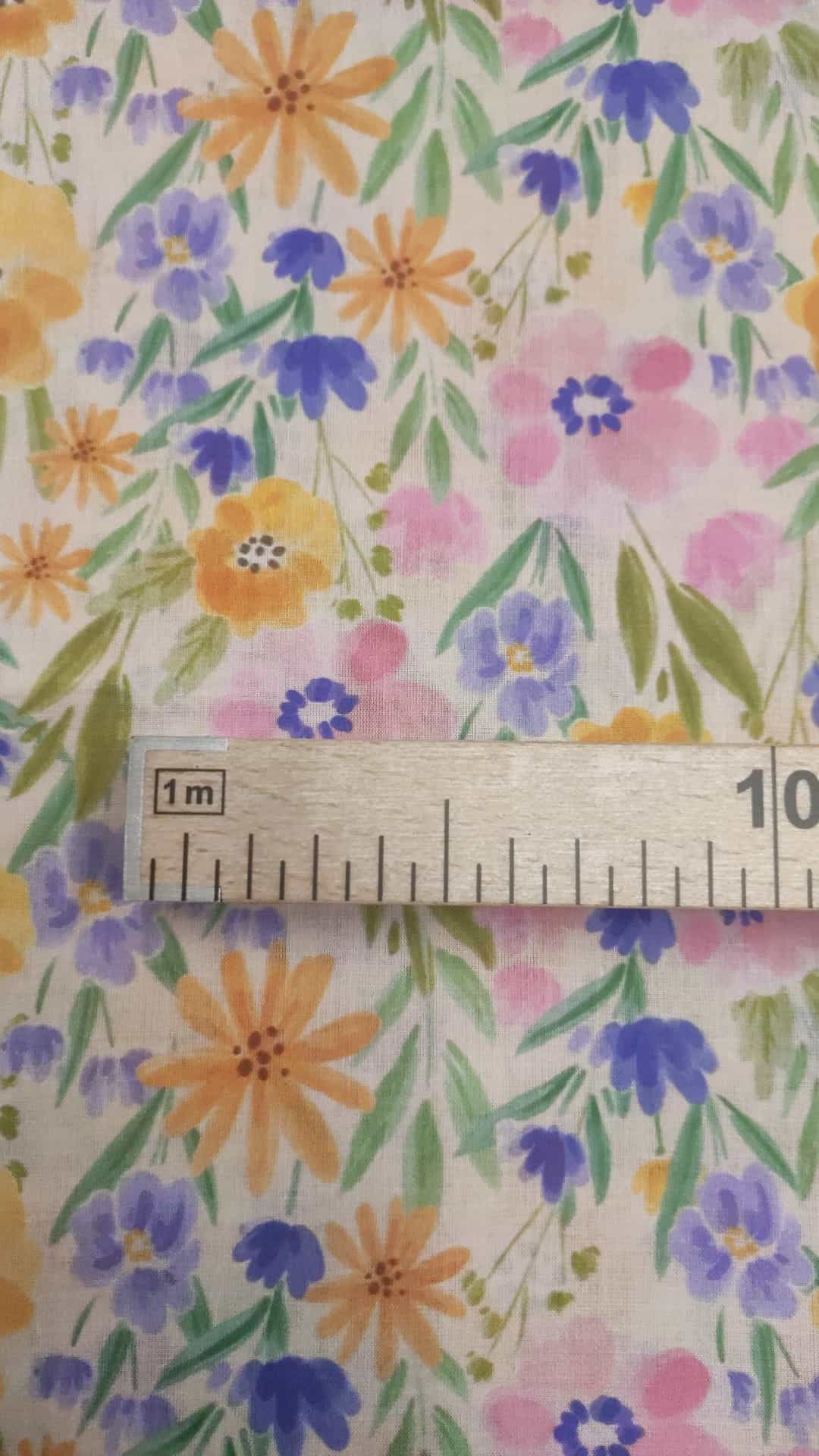 Tecido Confeção | Vestuário | 100% Algodão | Estampado | Floral - Image 3