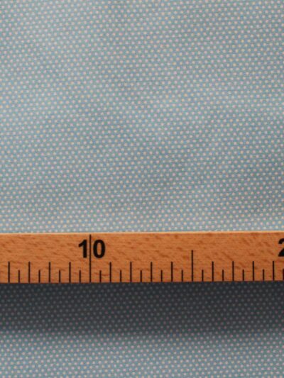 Cambraias 50% Algodão/50% Poliéster | Pintinhas Cabeça De Alfinete<span> - </span>Azul Turquesa