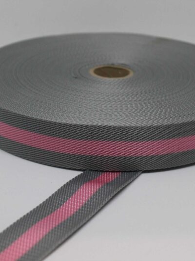 Precinta | Risca | 100% Poliéster<span> - </span>Risca Rosa