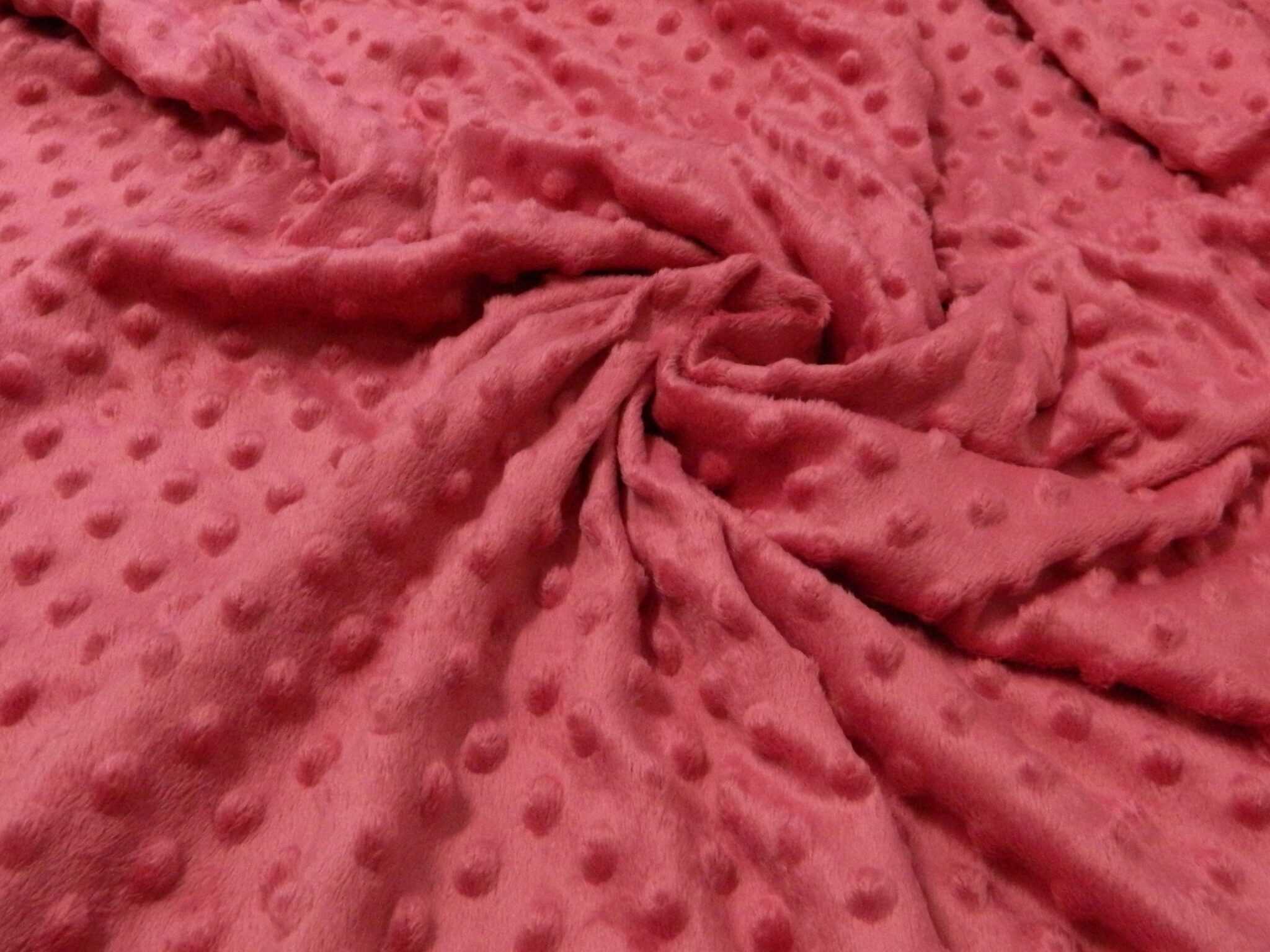 Tecido Minky | Rosa Fuscia