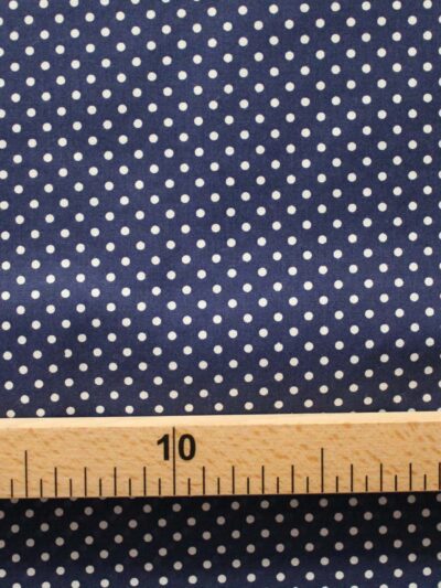Cambraias 50% Algodão/50% Poliéster | Pintas<span> - </span>Azul Escuro